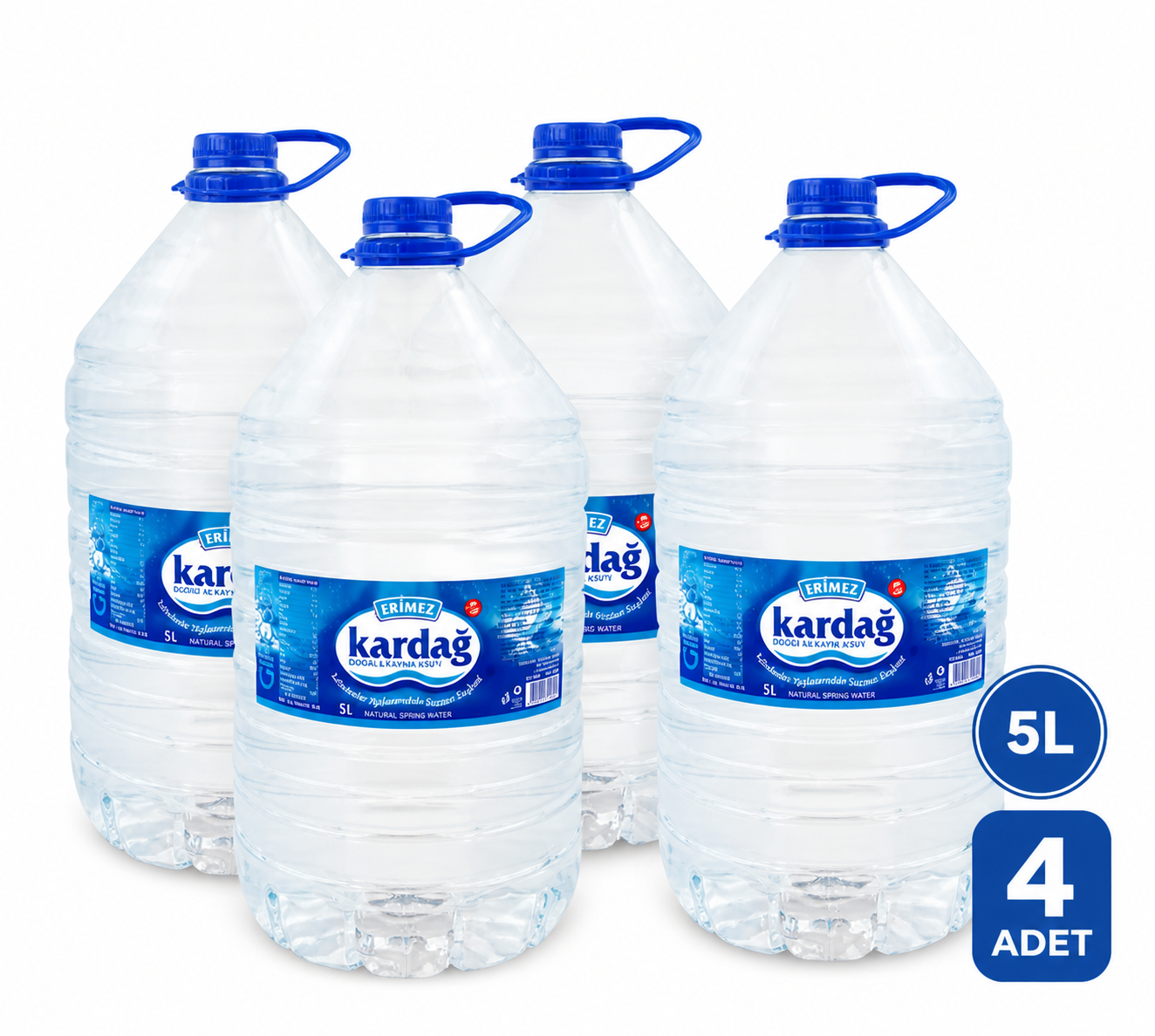 Anzersu 5 LT Doğal Kaynak Suyu (4'lü)