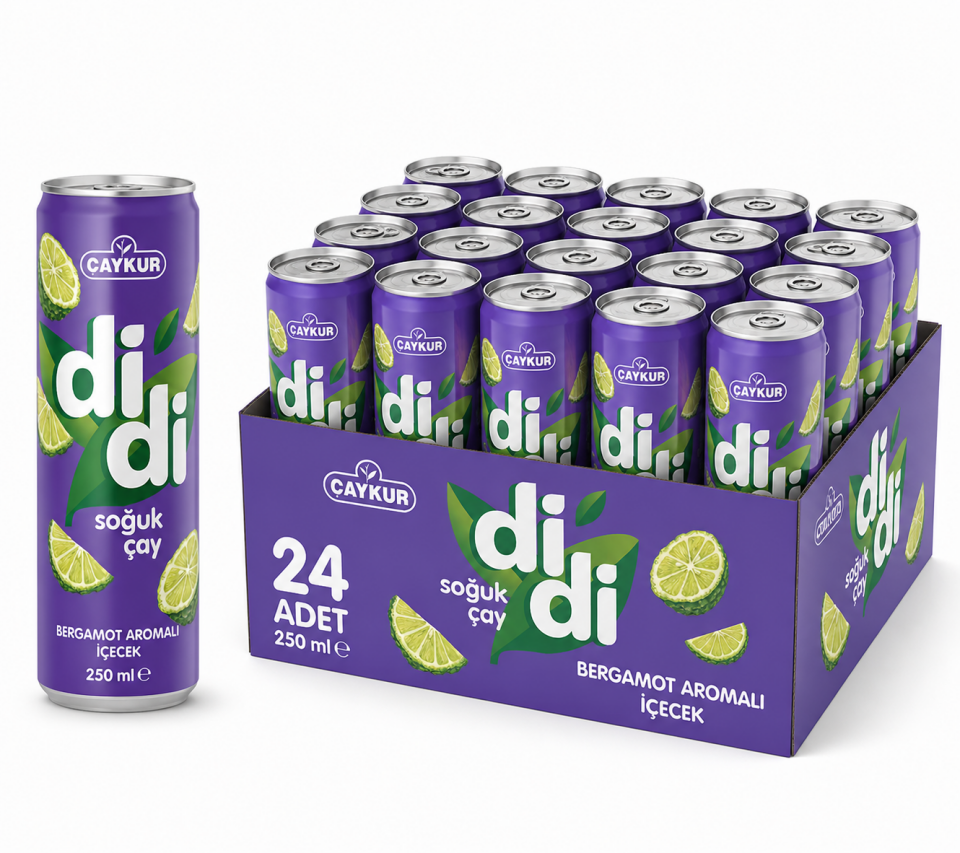 Çaykur Didi 250 ML Bergamot Soğuk Çay (24'lü)