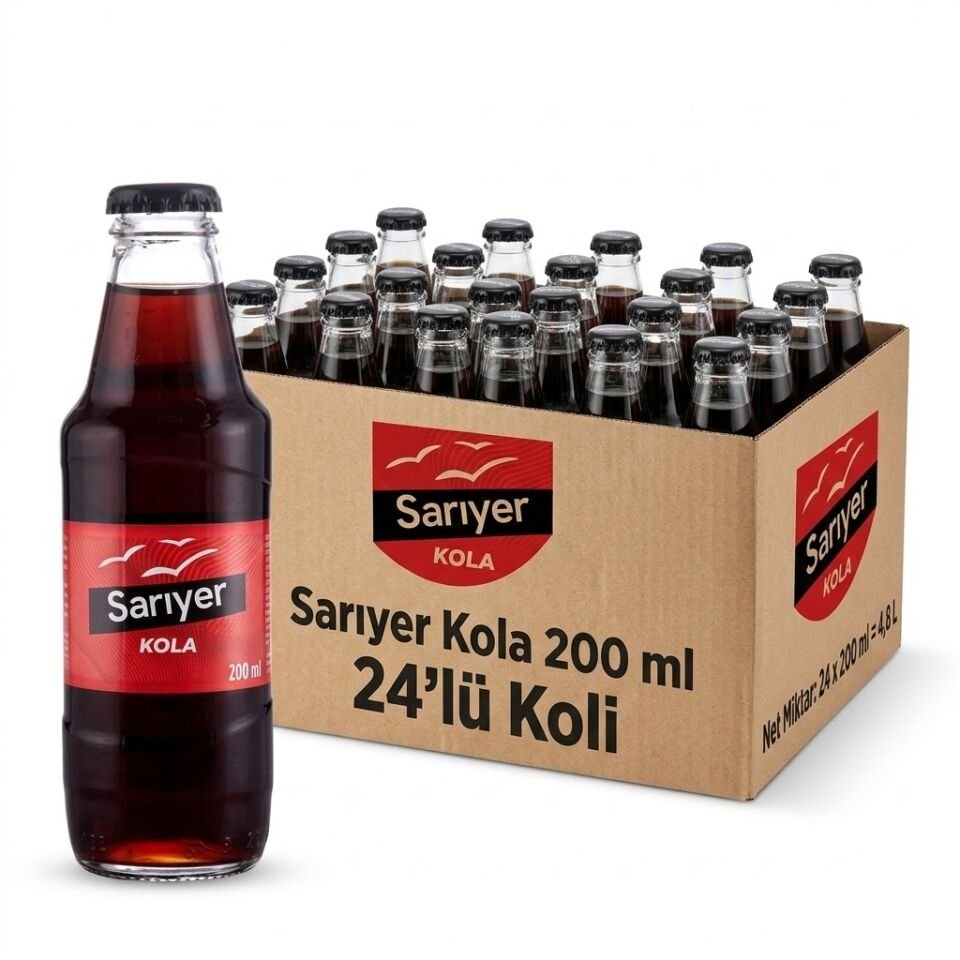 Sarıyer Cam 200 ML Kola (24'lü)