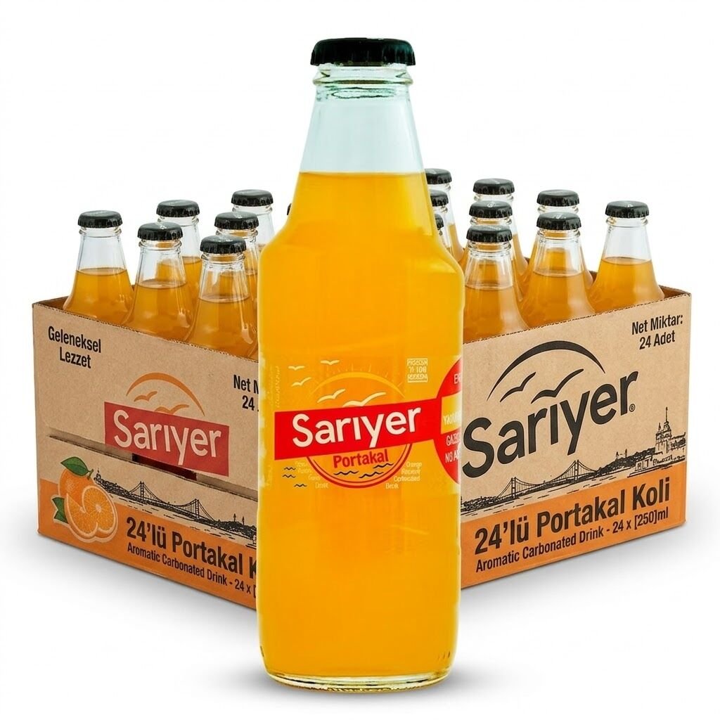Sarıyer Cam 200 ML Portakal Gazoz (24'lü)