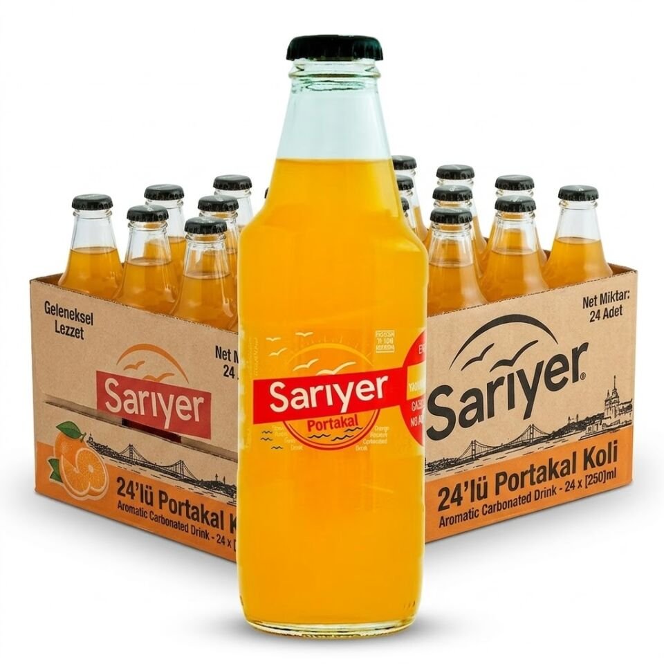 Sarıyer Cam 200 ML Portakal Gazoz (24'lü)