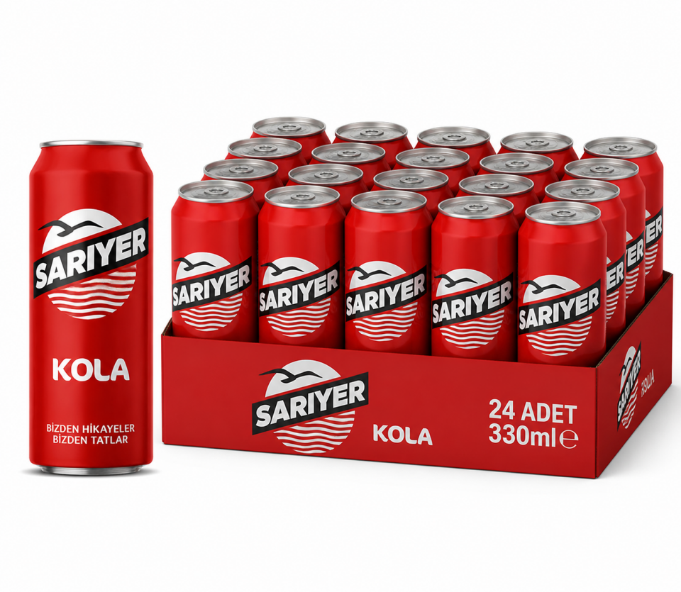Sarıyer Kutu 330 ML Kola (24'lü)