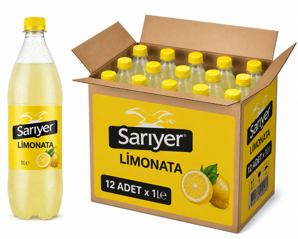 Sarıyer Pet 1 LT Limonata (12'li)