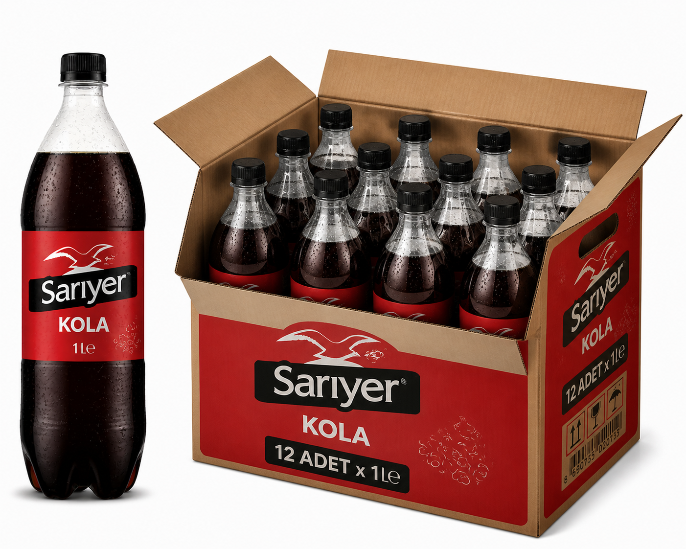 Sarıyer Pet 1 Lt Kola (12'li)