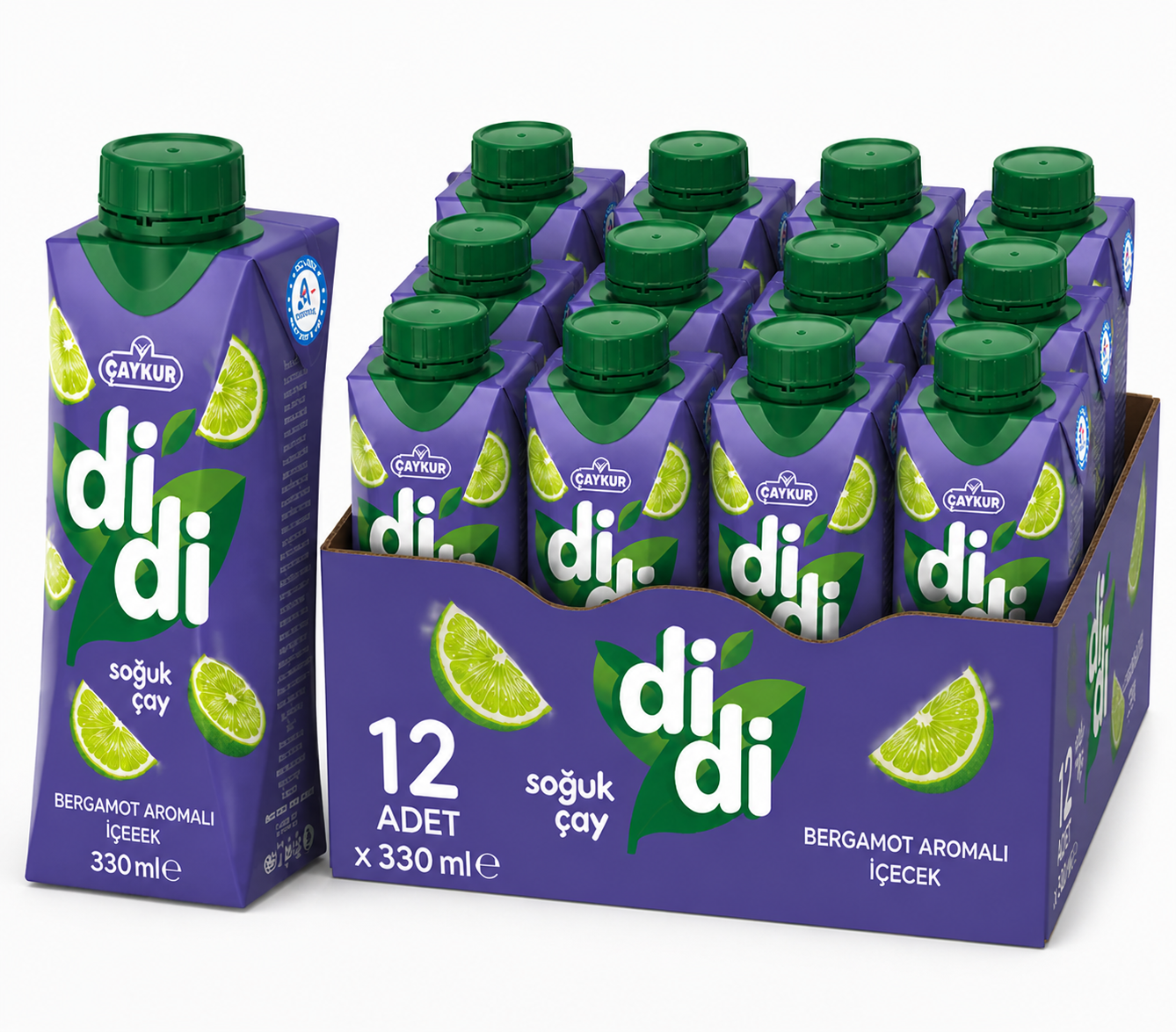 Çaykur Didi 330 ML Bergamot Tetrapark (12’li)