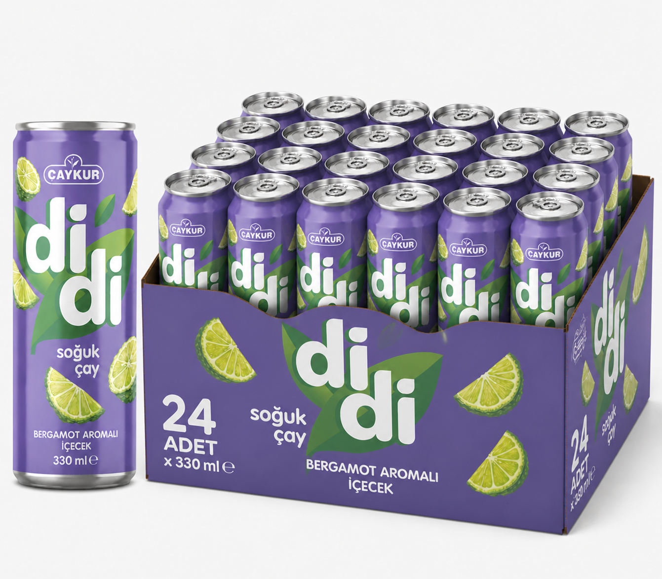 Çaykur Didi 330 ML Bergamot Soğuk Çay (24’lü)
