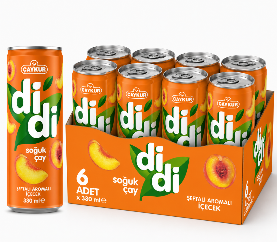 Çaykur Didi 330 ML Şeftali Soğuk Çay (6’lı)