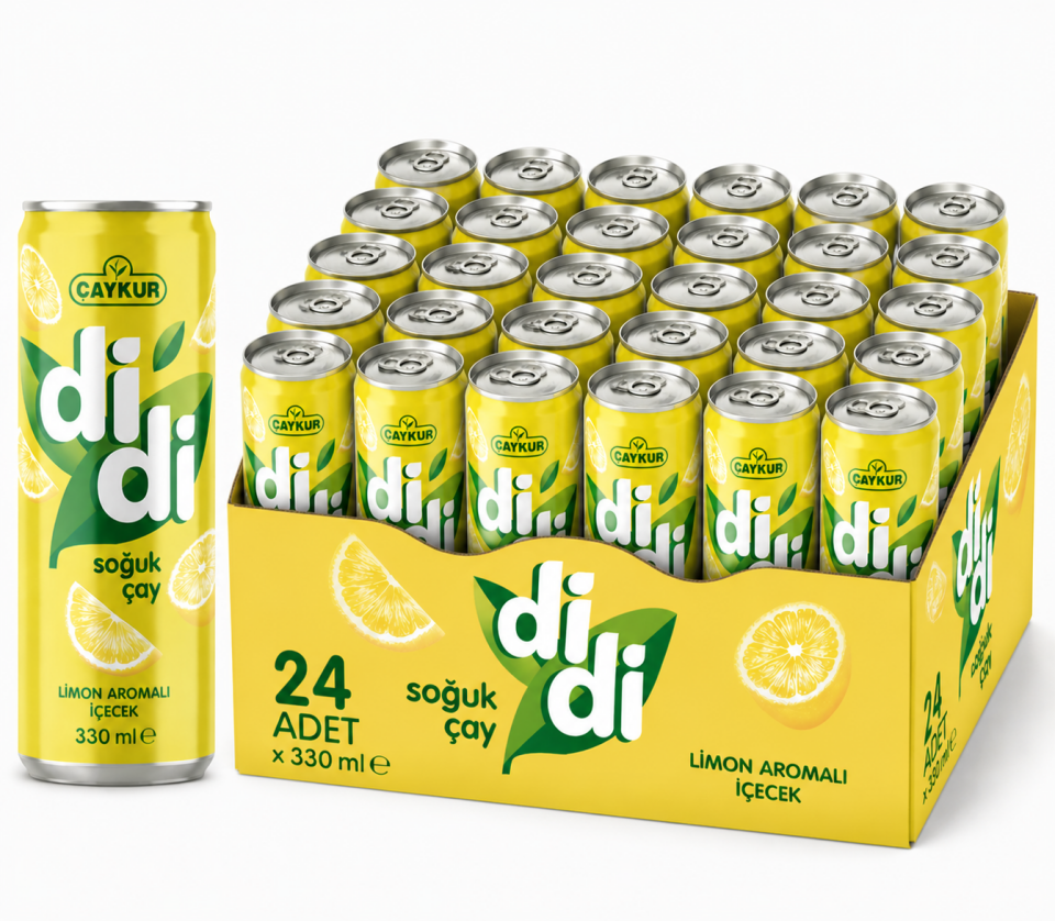 Çaykur Didi 330 ML Limon Soğuk Çay (24’lü)