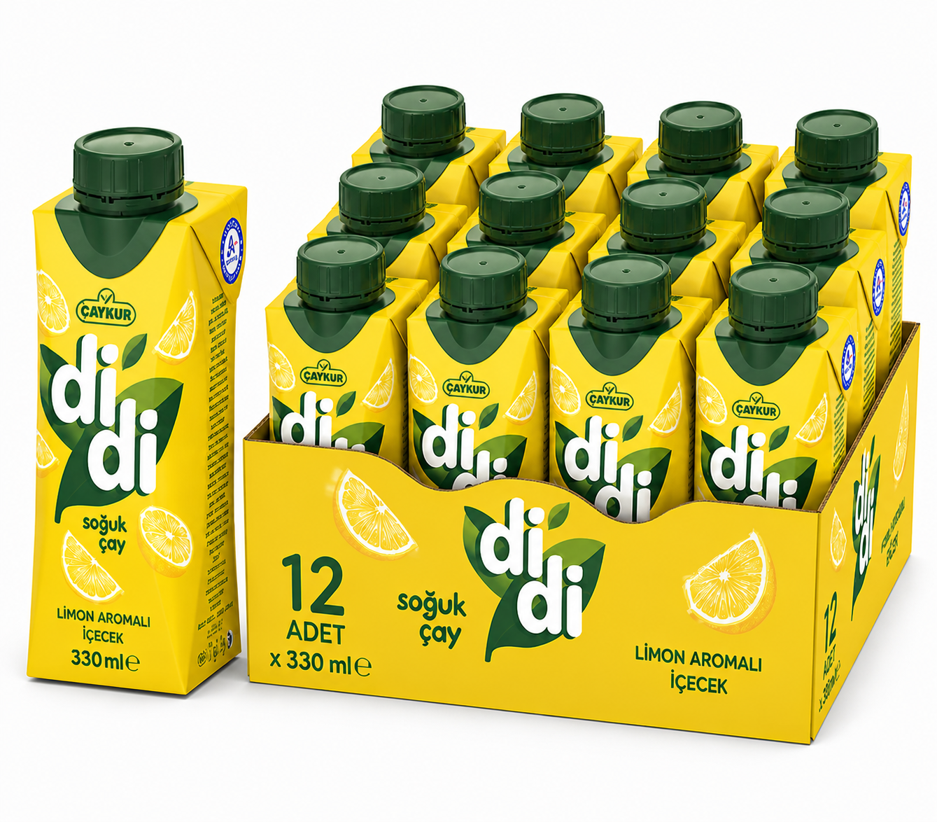 Çaykur Didi 330 ML Limon Tetrapark (12’li)
