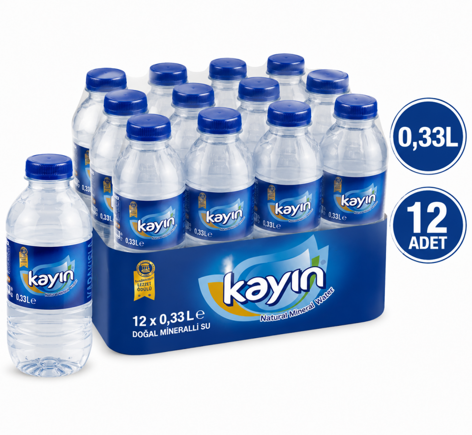Kayın Su 330 ML Doğal Kaynak Suyu (12’li)