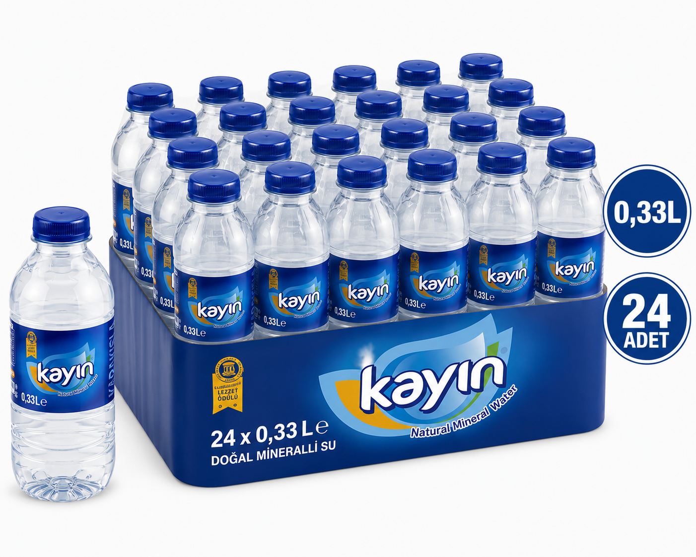 Kayın Su 330 ML Doğal Kaynak Suyu (24’lü)
